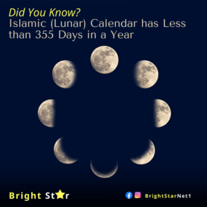 Read more about the article Islamic (Lunar) Calendar has Less than 355 Days in a Year