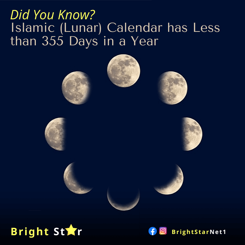 You are currently viewing Islamic (Lunar) Calendar has Less than 355 Days in a Year