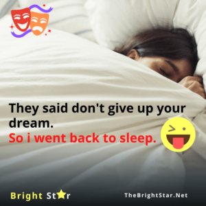 Read more about the article They said don’t give up your dream. So i went back to sleep.