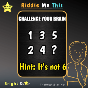 Read more about the article Challenge your brain, 1 – 3 – 5 / 2 – 4 and ?