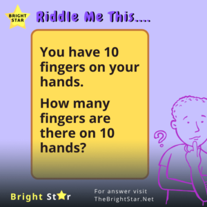 Read more about the article You have 10 fingers on your hands. How many fingers are there on 10 hands?