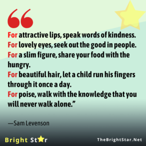 Read more about the article  “For attractive lips, speak words of kindness…