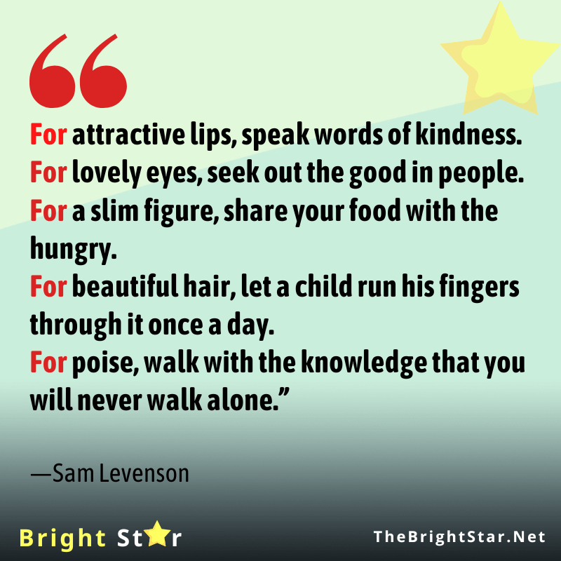 You are currently viewing  “For attractive lips, speak words of kindness…
