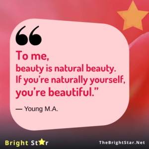 Read more about the article “To me, beauty is natural beauty. If you’re naturally yourself, you’re beautiful.”