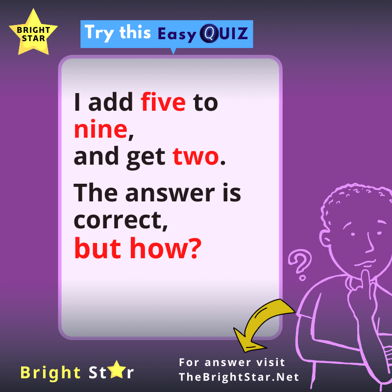 You are currently viewing I add five to nine, and get two. The answer is correct, but how?