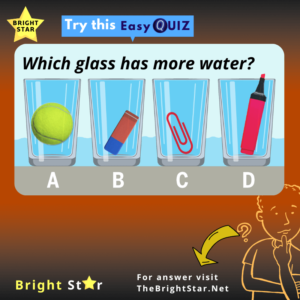 Read more about the article Which glass has more water?